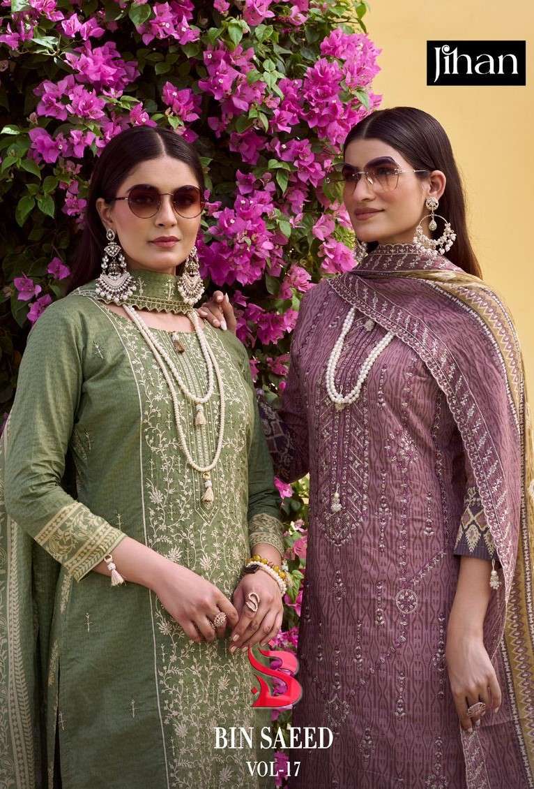 PRESET BIN SAEED LAWN COLLECTION VOL -17 by JIHAN
